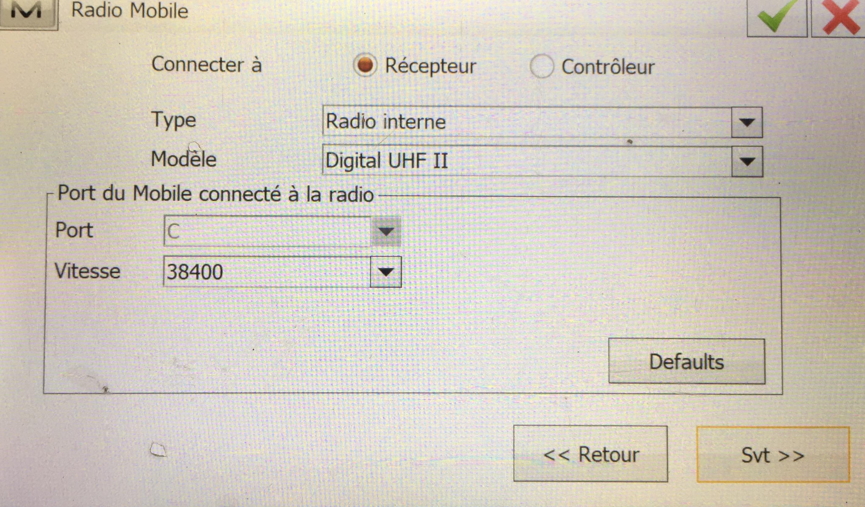 Radio du mobile