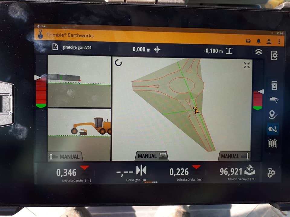 Environnement Trimble Earthwork