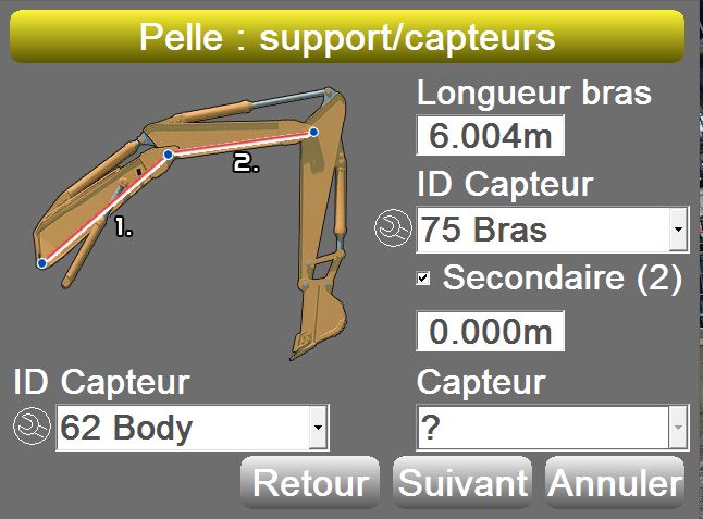 Longueur de flèche à volée variable